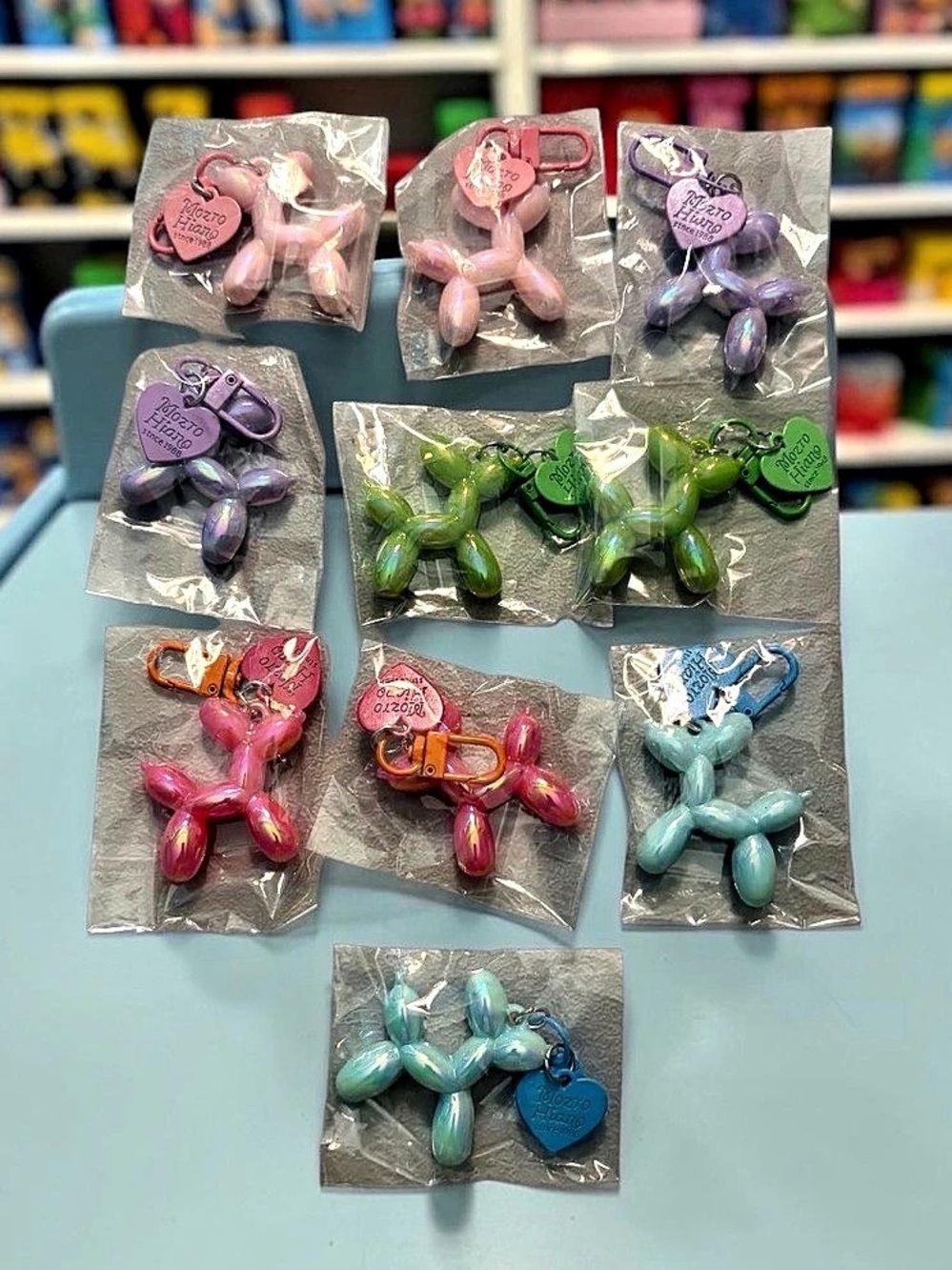 Balloon Animal Keychain Charms